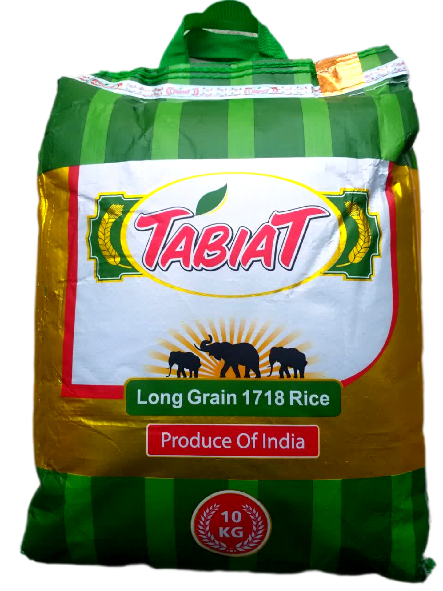 تصویر برنج هندی دانه بلند ۱۷۱۸ درجه یک اورجینال طبیعت در بسته بندی ۱۰ کیلوگرمی 